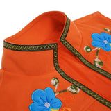 Descendants: Wicked Wonderland Luis Madrigal Orange Embroidered  Vest Adult Male Halloween Carnival Costume
