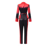 Descendants: Wicked Wonderland Red Women Red and Black Suit Adult Female Halloween Carnival Costume