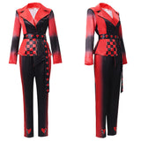 Descendants: Wicked Wonderland Red Women Red and Black Suit Adult Female Halloween Carnival Costume