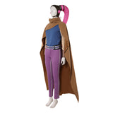 Devon Izara Cosplay Costume Brown Outfit With Cloak Adult Female Halloween Carnival Costume