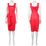 Disclosure Day Cosplay Costume Marry Women Red Dress Adult Female Halloween Carnival Costume