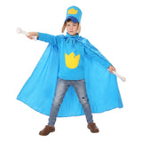 Dog Man Dog Man Blue Outfit Kids Children Halloween Carnival Costume