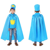 Dog Man Dog Man Blue Outfit Kids Children Halloween Carnival Costume
