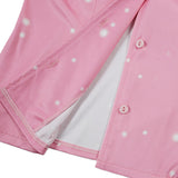 Dolly Parton Cosplay Costume Pink Fringe Set Adult Female Halloween Carnival Costume