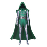 Doomsday Cosplay Costume Dr.Doom Green Jumpsuit Adult Male Halloween Carnival Costume