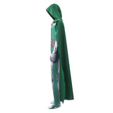 Doomsday Cosplay Costume Dr.Doom Green Jumpsuit Adult Male Halloween Carnival Costume