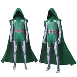 Doomsday Cosplay Costume Dr.Doom Green Jumpsuit Adult Male Halloween Carnival Costume