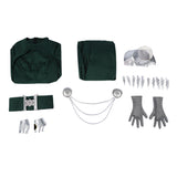 Doomsday Cosplay Costume Latverian Witch Green Outfit Adult Female Halloween Carnival Costume