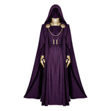 Doomsday Cosplay Costume Latverian Witch Purple Robe Adult Female Halloween Carnival Costume