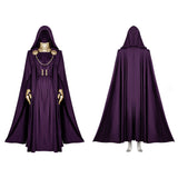 Doomsday Cosplay Costume Latverian Witch Purple Robe Adult Female Halloween Carnival Costume