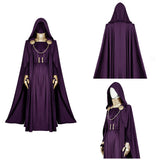 Doomsday Cosplay Costume Latverian Witch Purple Robe Adult Female Halloween Carnival Costume