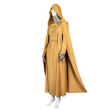 Doomsday Cosplay Costume Latverian Witch Yellow Robe Adult Female Halloween Carnival Costume