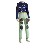 Doro He Doro Cosplay Costume Caiman Blue and Green Outfit Adult Male Halloween Carnival Costume