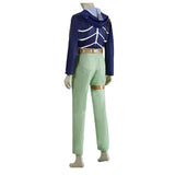Doro He Doro Cosplay Costume Caiman Blue and Green Outfit Adult Male Halloween Carnival Costume