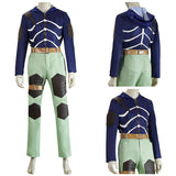 Doro He Doro Cosplay Costume Caiman Blue and Green Outfit Adult Male Halloween Carnival Costume