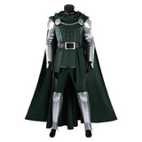 Dr.Doom Cosplay Costume Green Deluxe Set Adult Male Halloween Carnival Costume