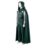 Dr.Doom Cosplay Costume Green Outfit Adult Male Halloween Carnival Costume