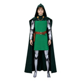 Dr.Doom Kids Children Green Outfit Halloween Carnival Costume