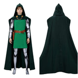 Dr.Doom Kids Children Green Outfit Halloween Carnival Costume