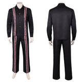 Dust Bunny Cosplay Costume Mads Mikkelsen Black Outfit Adult Male Halloween Carnival Costume