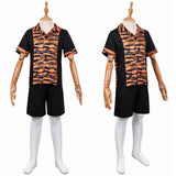 Dust Bunny Cosplay Costume Sophie Sloan Black Shirt Kids Children Halloween Carnival Costume