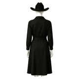 Dutton Ranch Cosplay Costume Beulah Women Black Outfit Adult Female Halloween Carnival Costume