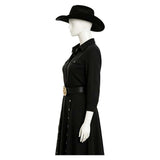 Dutton Ranch Cosplay Costume Beulah Women Black Outfit Adult Female Halloween Carnival Costume