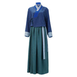 East Palace Cosplay Costume aeng Gang Blue Outfit Adult Female Halloween Carnival Costume
