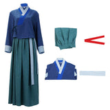 East Palace Cosplay Costume aeng Gang Blue Outfit Adult Female Halloween Carnival Costume