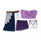 Elbaf Arc Cosplay Costume Nico Robin Purple Outfit Adult Female Halloween Carnival Costume