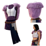 Elbaf Arc Cosplay Costume Nico Robin Purple Outfit Adult Female Halloween Carnival Costume