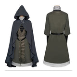Elden Ring Cosplay Costume Melina Gray Hat Robe Adult Female Halloween Carnival Costume