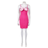 Elle Cosplay Costume Woods Pink Dress Adult Female Halloween Carnival Costume