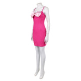Elle Cosplay Costume Woods Pink Dress Adult Female Halloween Carnival Costume