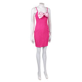 Elle Cosplay Costume Woods Pink Dress Adult Female Halloween Carnival Costume