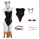 Euphoria Season 3 Cosplay Costume Cassie Black Puppy Outfit Adult Female Halloween Carnival Costume