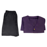 Evil Dead Rise Cosplay Costume Beth Purple Dress Adult Female Halloween Carnival Costume