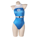 Fantastic Four Invisible Woman,Sue Storm Cosplay Costume Halloween carnival Costume