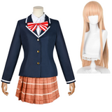 The Angel Next Door Spoils Me Rotten Cosplay Costume ​Shiina Mahiru Blue Uniform Adult Male/Female Halloween Carnival Costume