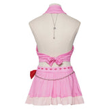 Final Fantasy Cosplay Costume Aerith Pink Swimsuit Adult Female Halloween Carnival Costume