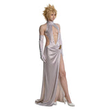 Final Fantasy Cosplay Costume Cloud Strife White Dress Adult Male Halloween Carnival Costume