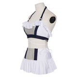 Final Fantasy Cosplay Costume Tifa Lockhart White Swimsuit Adult Female Halloween Carnival Costume