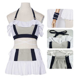 Final Fantasy Cosplay Costume Tifa Lockhart White Swimsuit Adult Female Halloween Carnival Costume