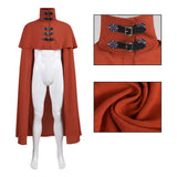Final Fantasy Cosplay Costume Vincent Valentine Red Cloak Adult Male Halloween Carnival Costume