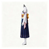 Final Fantasy Cosplay Costume Yuna White Kimono Adult Female Halloween Carnival Costume