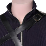 Final Fantasy VII : Advent Children Cosplay Costume Cloud Black Outfit Adult Male Halloween Carnival Costume