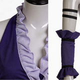 Final Fantasy Yuna Women Purple Outfit Adult Female Halloween Carnival Costume
