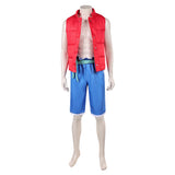 Forgotten Island Cosplay Costume aww Red Outfit Adult Male Halloween Carnival Costume