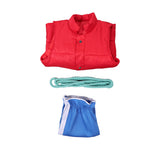 Forgotten Island Cosplay Costume aww Red Outfit Adult Male Halloween Carnival Costume