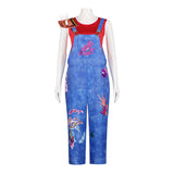 Forgotten Island Cosplay Costume Jo Blue Overalls Adult Female Halloween Carnival Costume
